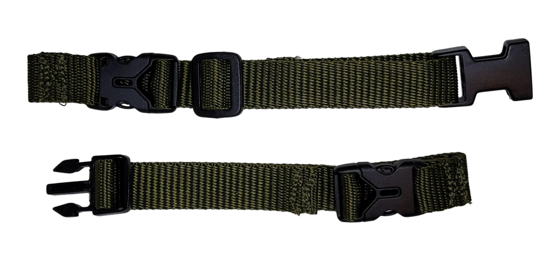 Benristraps 19mm Replacement Rucksack Chest Strap with Easy-on Buckles in olive green