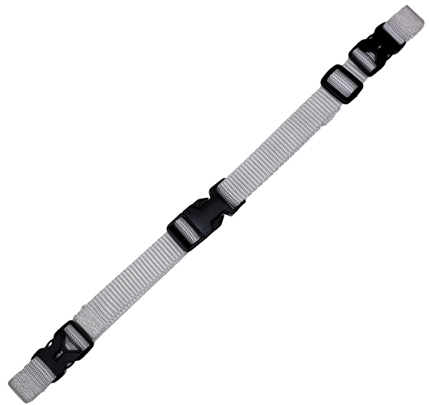 Benristraps 19mm Replacement Rucksack Chest Strap with Easy-on Buckles in White