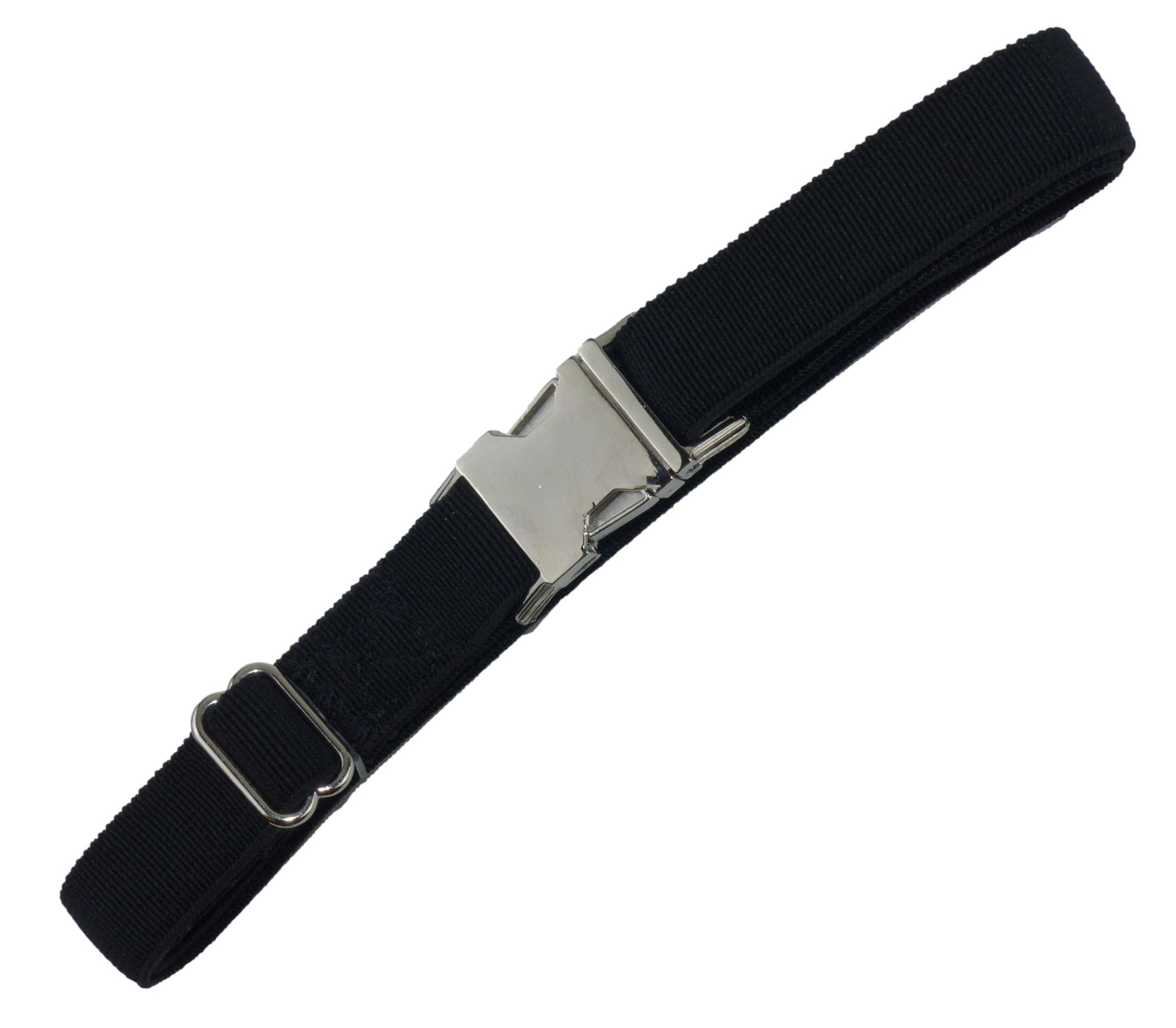 Benristraps 25mm elastic webbing strap in black in a choice of lengths 2