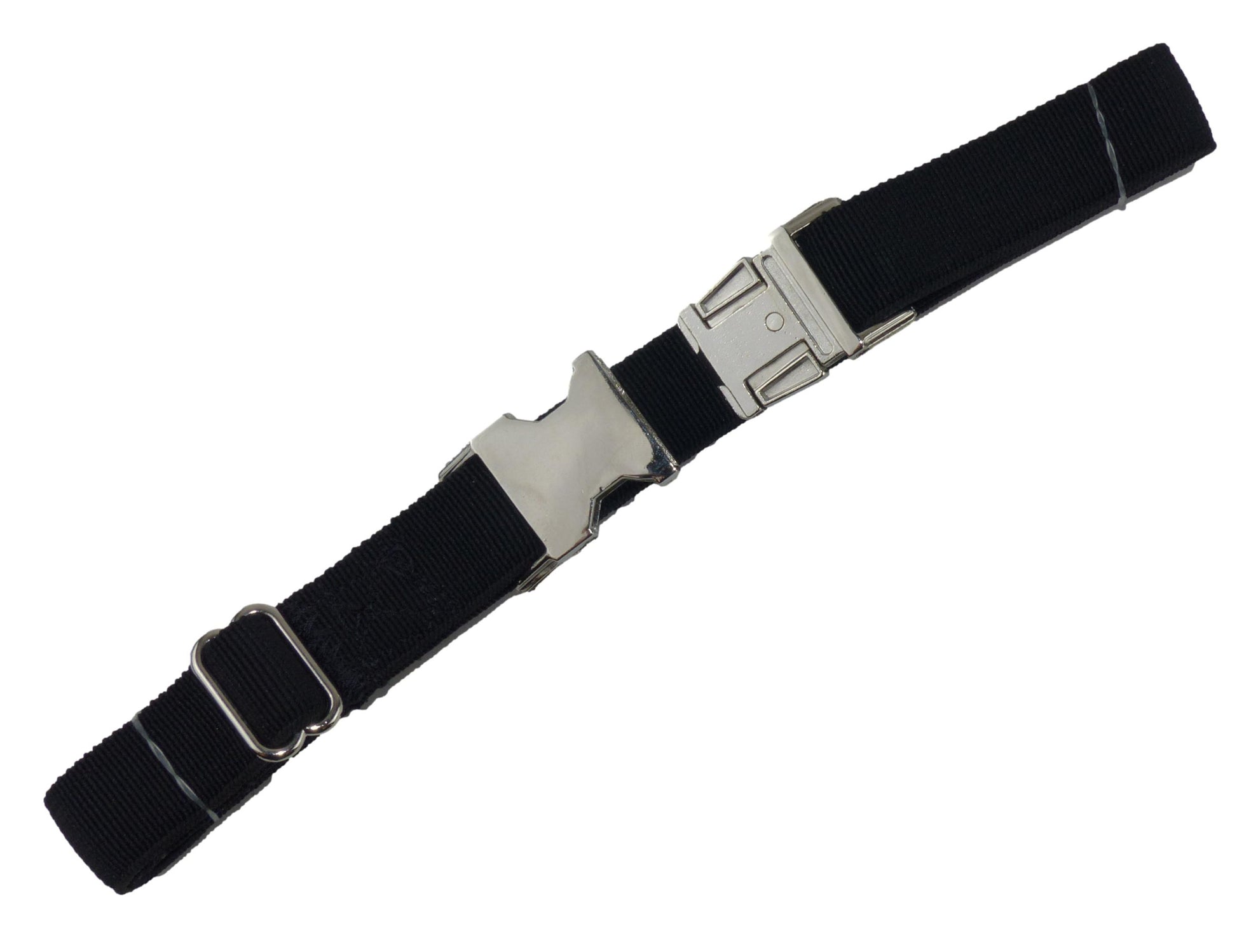 Benristraps 25mm elastic webbing strap in black in a choice of lengths 3