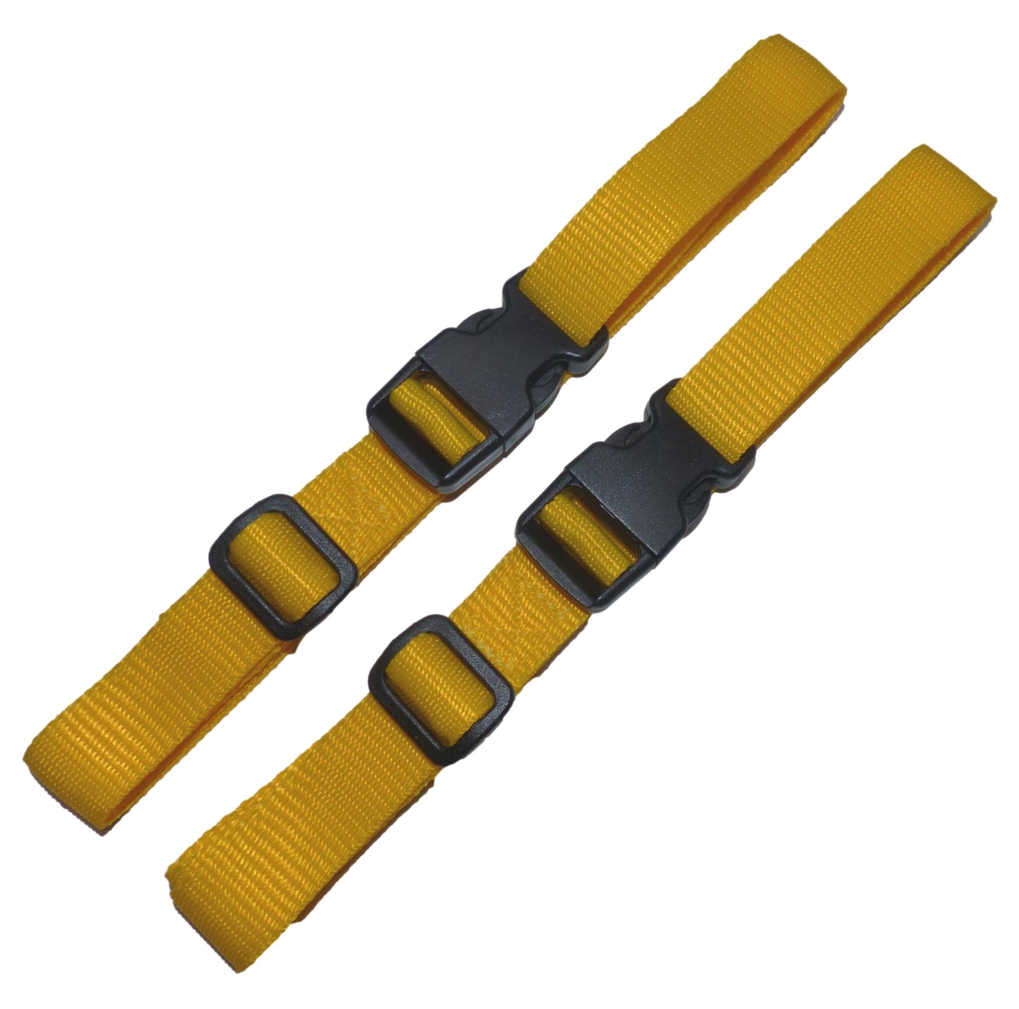 Benristraps 25mm Webbing Strap with Replaceable Quick Release Buckles for Luggage & Storage (Pair)