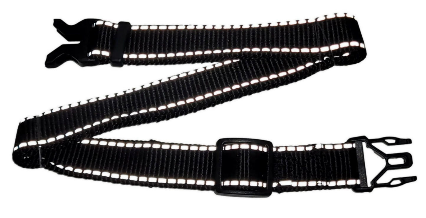 Benristraps 25mm High-Visibility Luggage Strap with Buckles & Hi-Vis Stripes