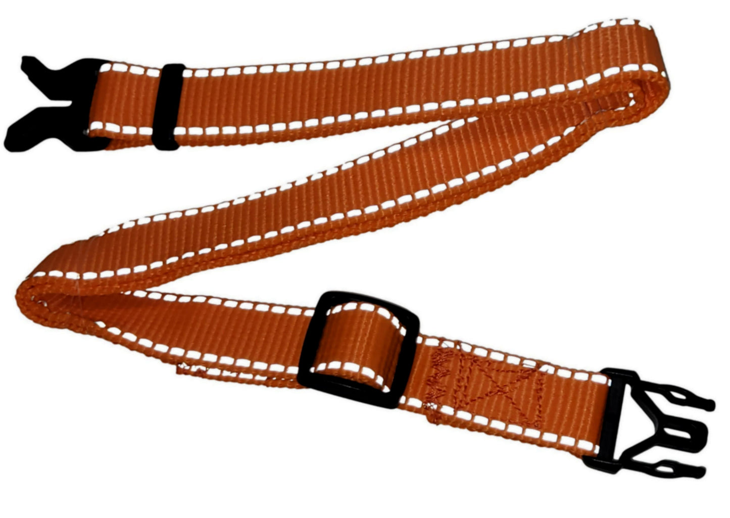 Benristraps 25mm High-Visibility Luggage Strap with Buckles & Hi-Vis Stripes