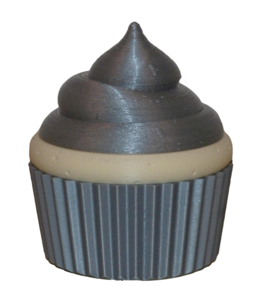 Cupcake Gift Box in Silver