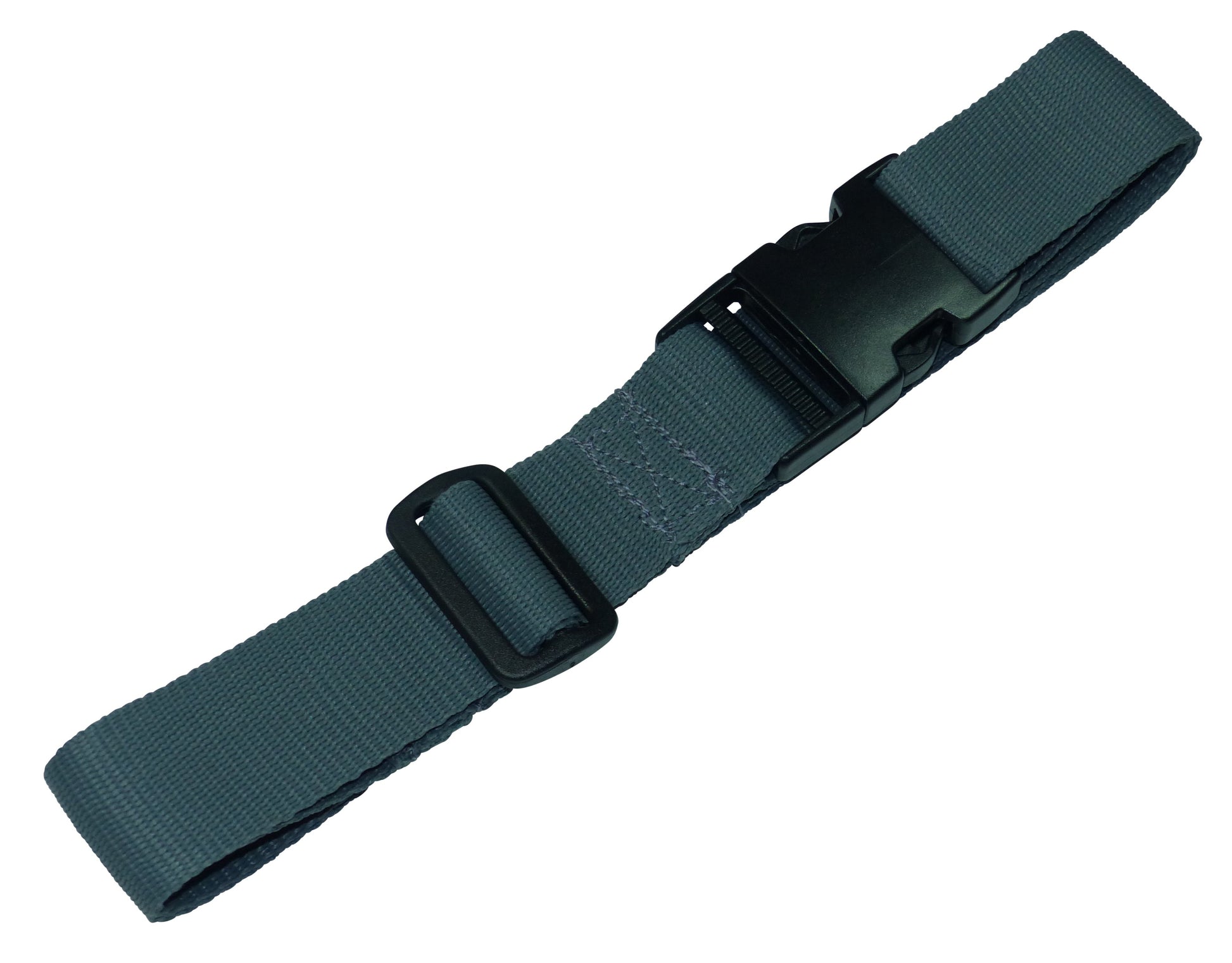 Benristraps 38mm Webbing Strap with Quick Release & Length-Adjusting Buckles in grey
