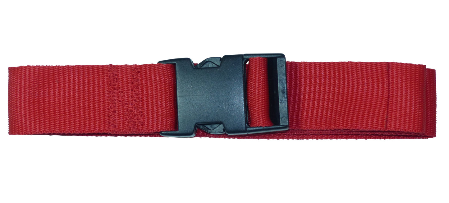 Benristraps 38mm Webbing Strap with Quick Release Buckle in red