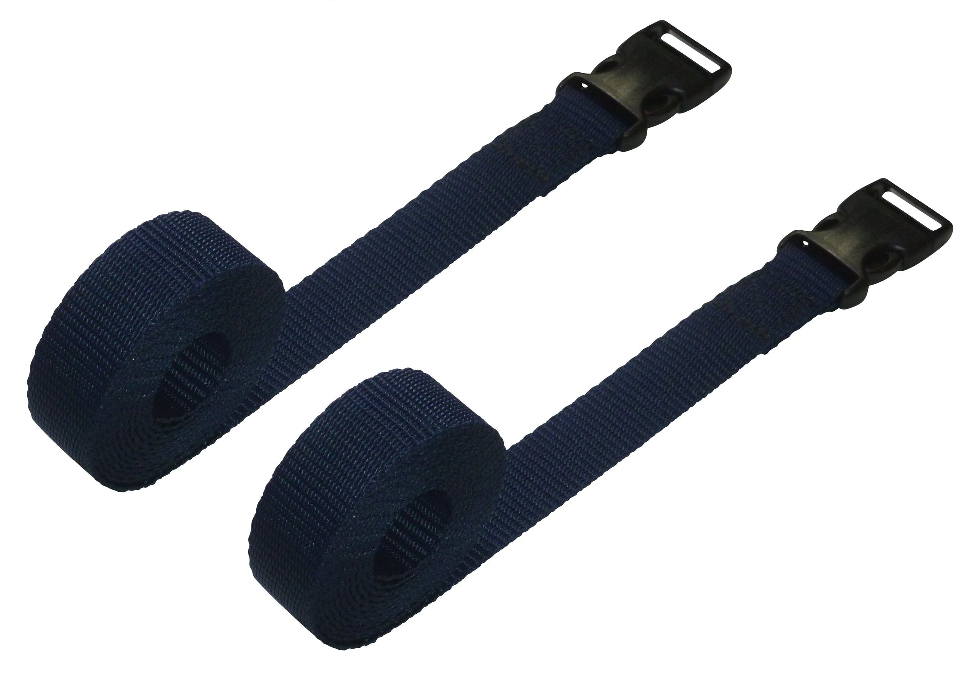 Benristraps 25mm Webbing Strap with Quick Release Buckle (Pair) in navy blue