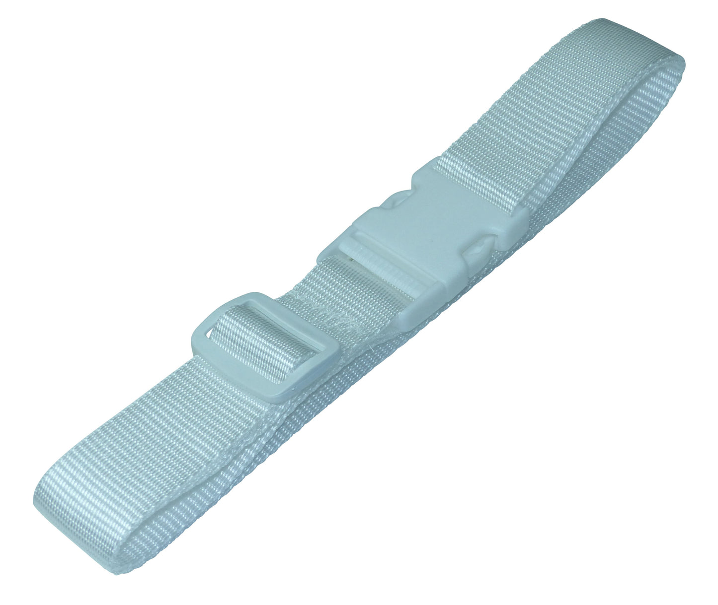 Benristraps 38mm Webbing Strap with Quick Release & Length-Adjusting Buckles in white