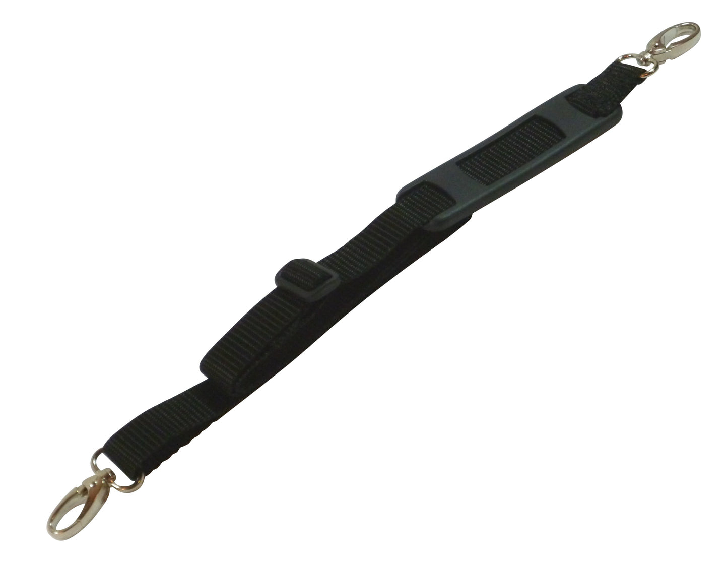 Benristraps 20mm Bag Strap with Metal Buckles and Shoulder Pad, 1 Metre in black