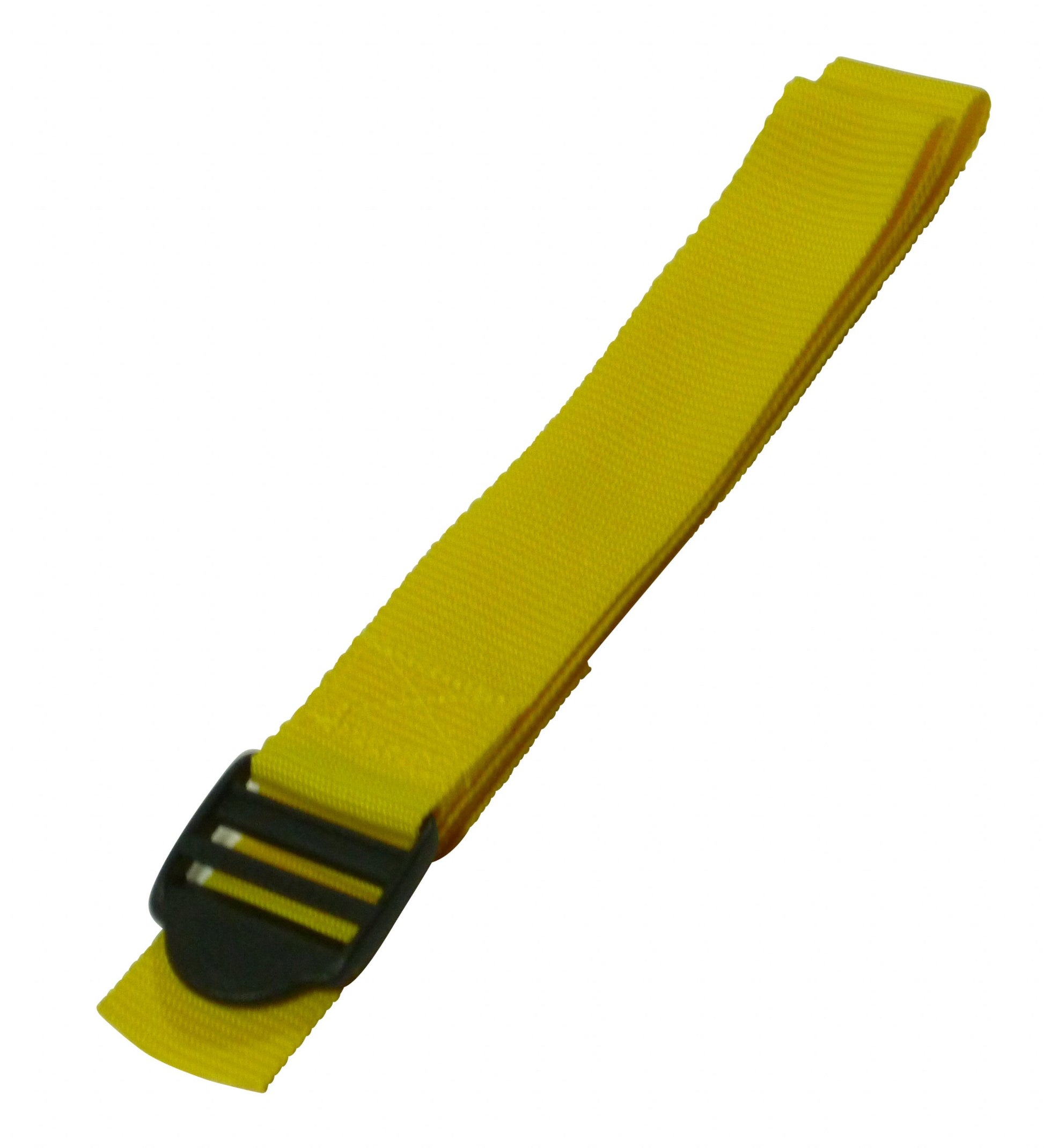 Benristraps 38mm Webbing Strap with Ladderlock Buckle in yellow