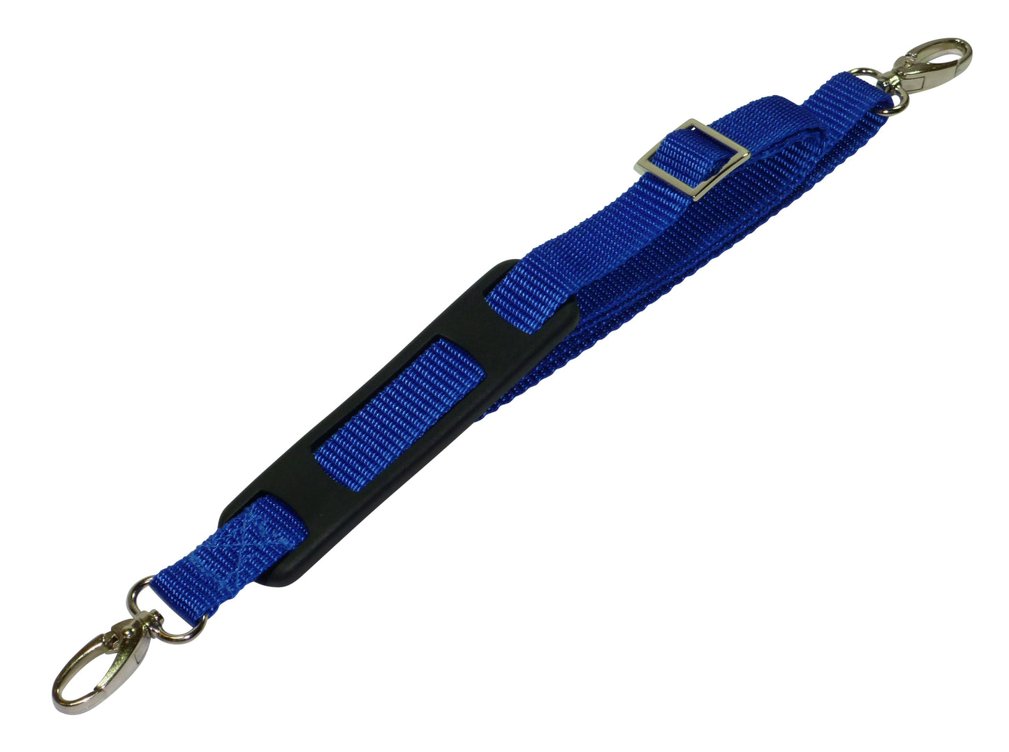 Benristraps 20mm Bag Strap with Metal Buckles and Shoulder Pad, 1 Metre in blue