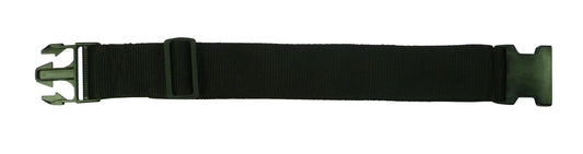 Benristraps 50mm Webbing Strap with Quick Release & Length-Adjusting Buckles in black