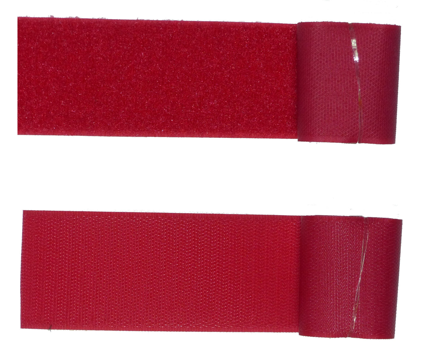 Benristraps 50mm sewable hook and loop tape in red