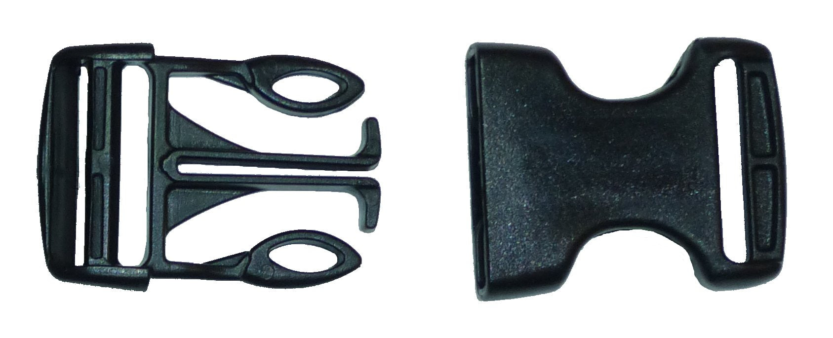 Benristraps 20mm plastic quick release buckle separated into two parts