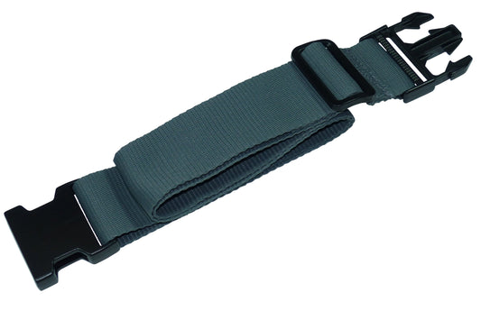 Benristraps 50mm Webbing Strap with Quick Release & Length-Adjusting Buckles in grey