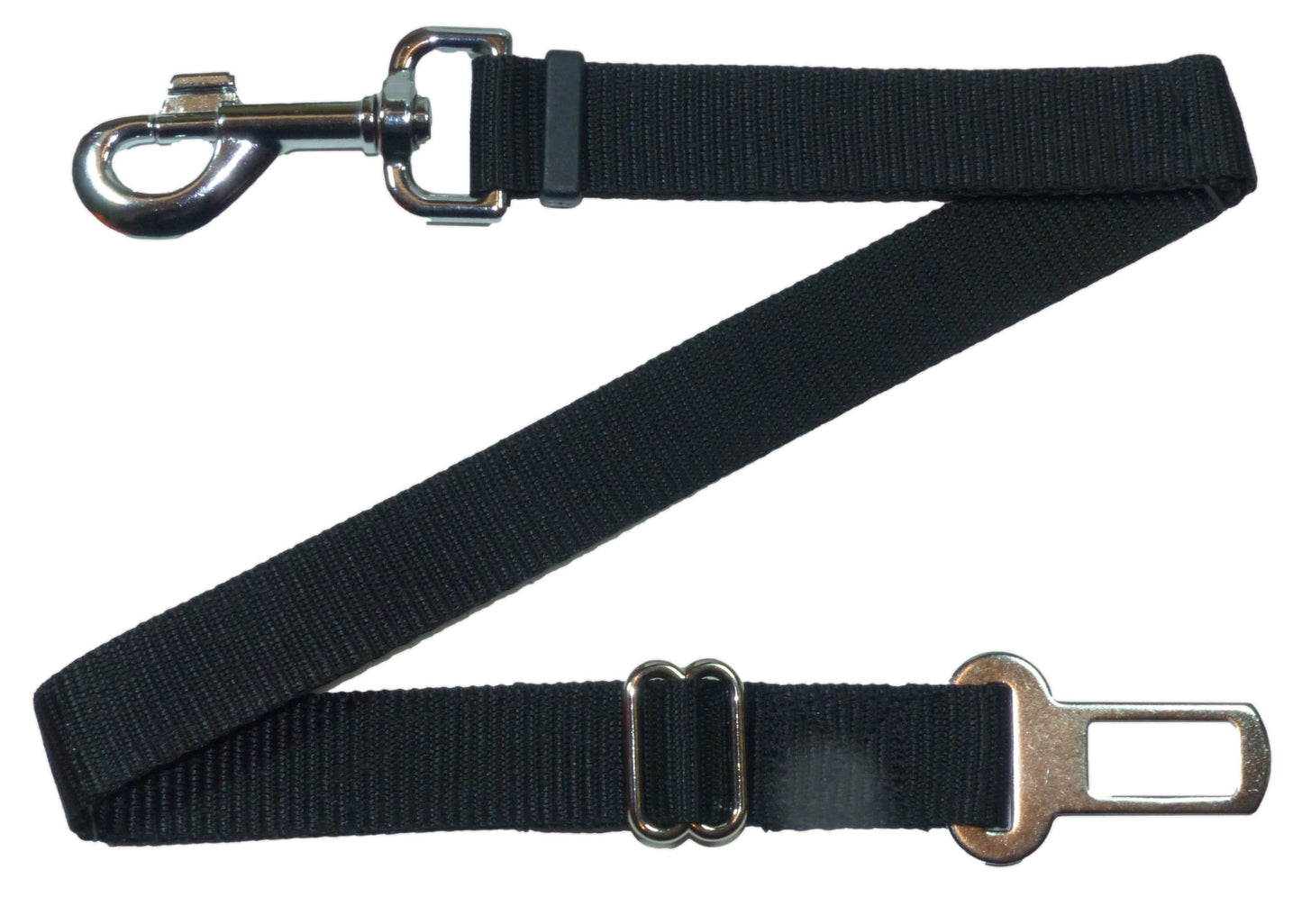 Benristraps Adjustable Cat & Dog Pet Safety Strap for Car Seat Belt in Black