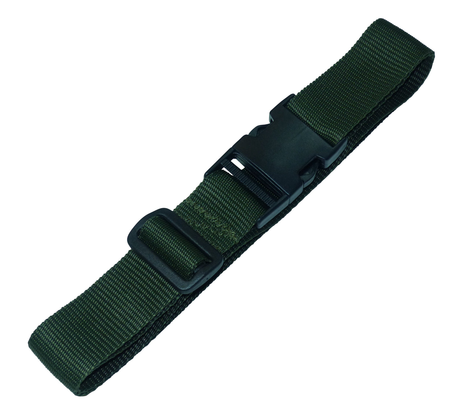 Benristraps 38mm Webbing Strap with Quick Release & Length-Adjusting Buckles in olive green