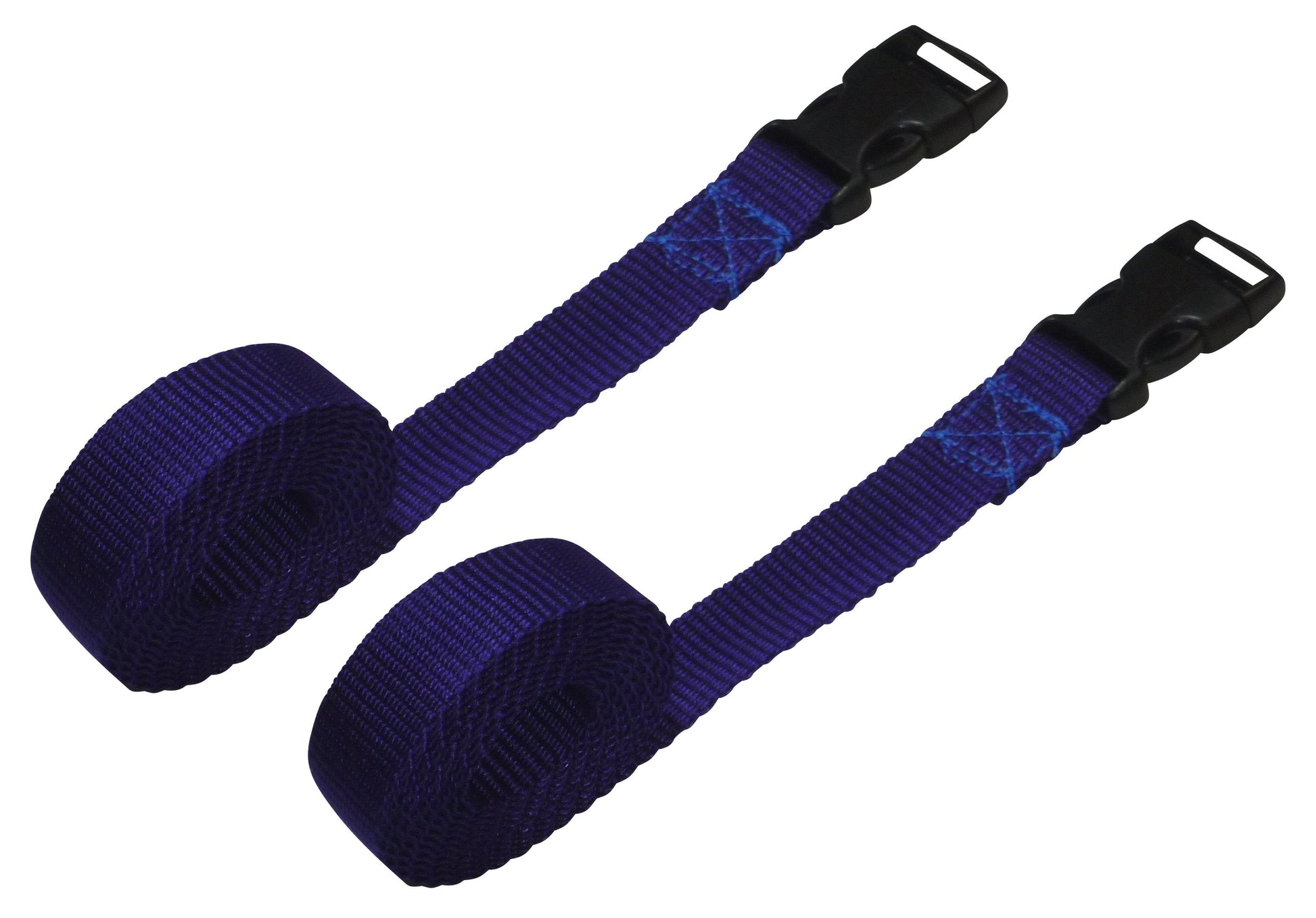 Benristraps 2 Pack Webbing Straps with Clips - Adjustable Luggage Straps in purple