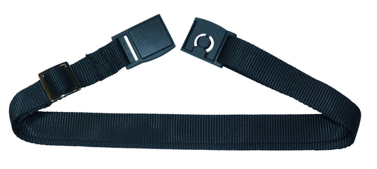 Benristraps 25mm Strap with Fidlock Quick Release & Length-Adjusting Buckles (Pair) in black