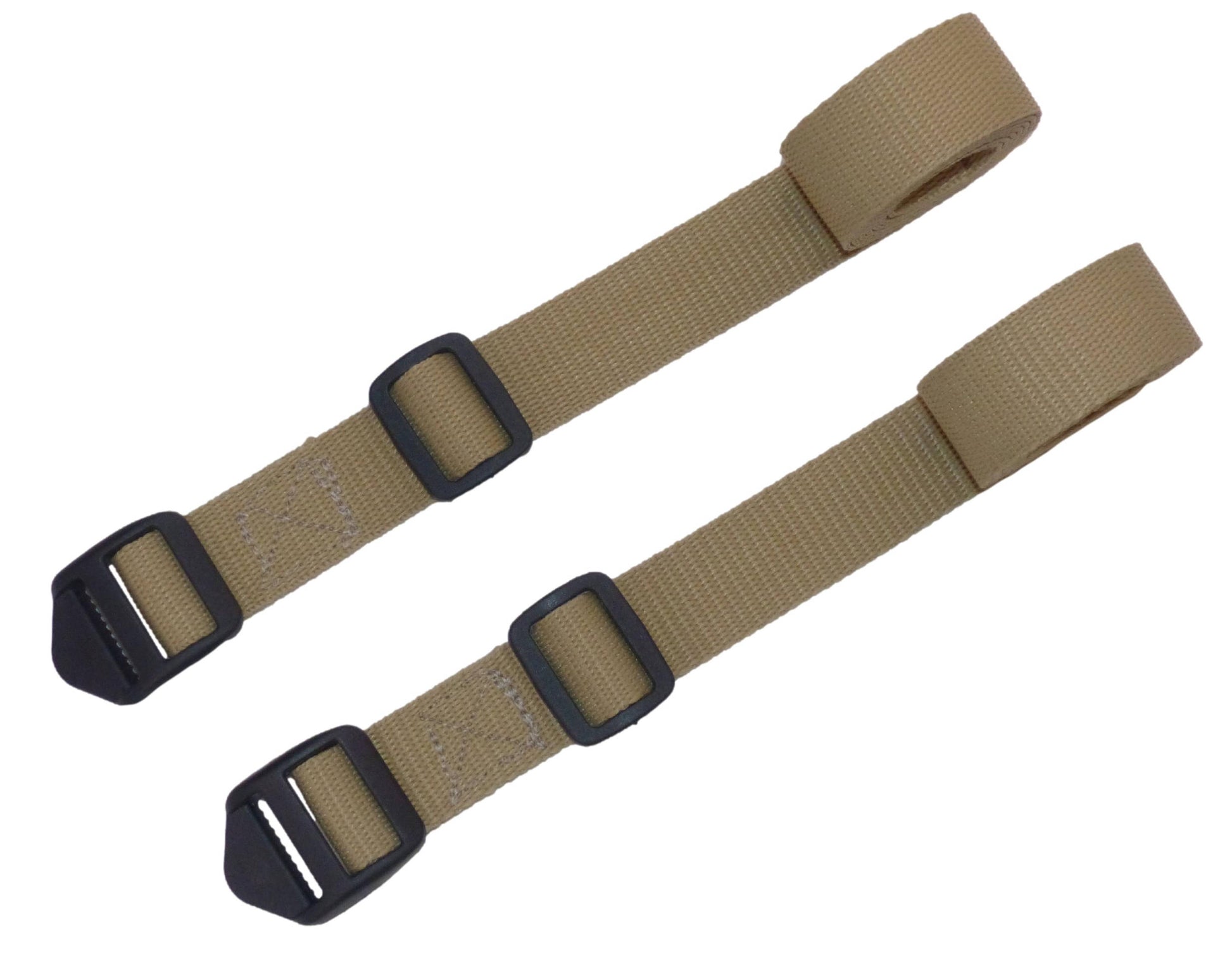 The Benristraps 25mm Camping Straps, 150cm (pair) in beige