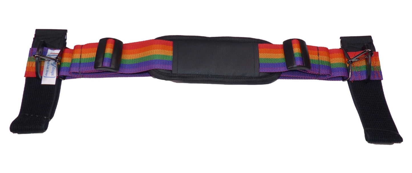 Benristraps Fishing Rod Carry Strap in Rainbow