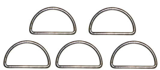 Benristraps 50mm alloy D ring (pack of 5)