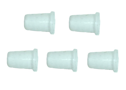 Benristraps 4mm cord bell-shaped end in white (pack of 5)