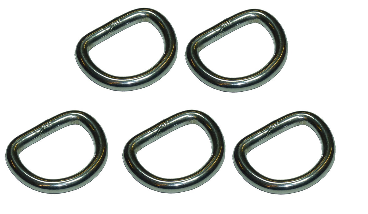 Stember D Rings Benristraps 25mm Stainless Steel D Ring (Pack of 5) – Musmate Ltd